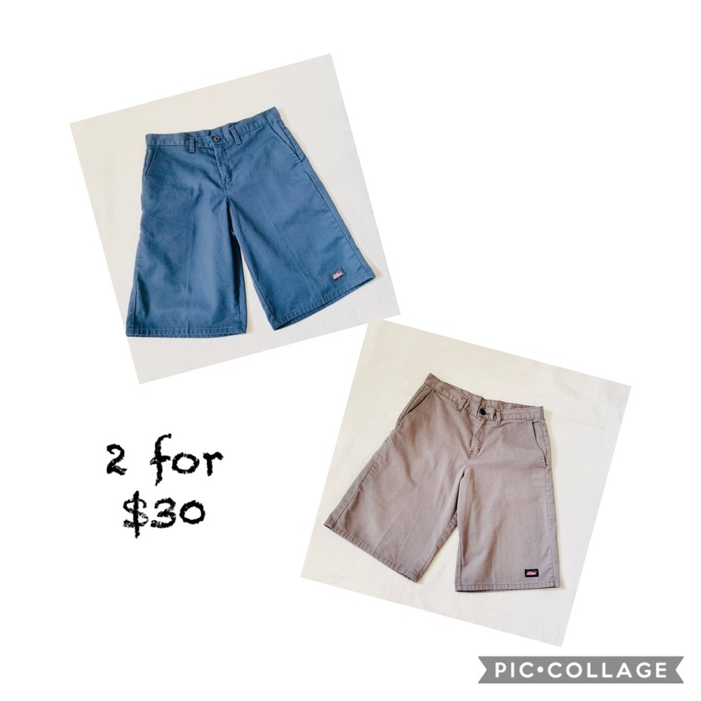 Dickies Men's Relaxed Fit 13" Shorts Navy/Gray(32)